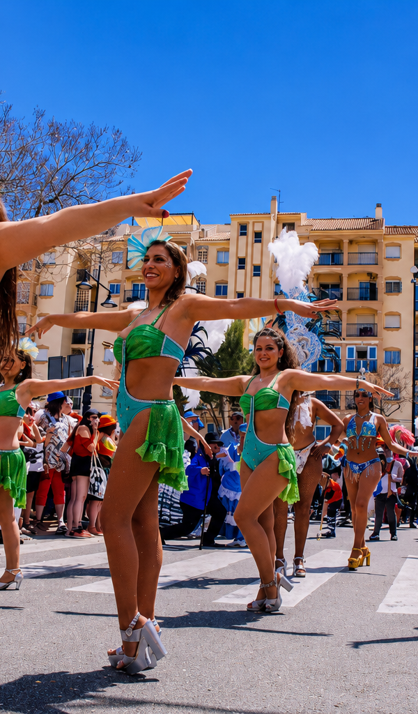 Feria Internacional de aldeas en Fuengirola.