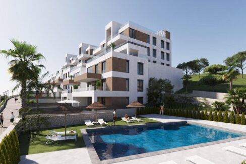 Central outdoor swimming pool Apt.